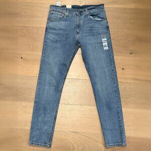 Levi's 512 Slim Taper Mens Size 33 x 32 Medium Wash (Stretch)